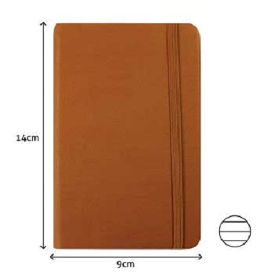 Agenda 90x140mm Pautado Camel (A6)