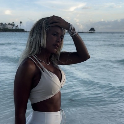 Conjunto Duplo Top Nude/Branco