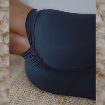 Leggings corte em “V”