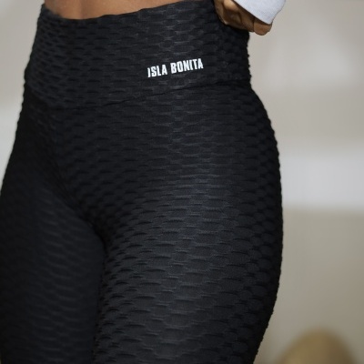 Leggings Escamas Preto