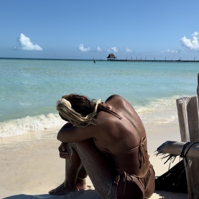 Biquíni Rede Castanho