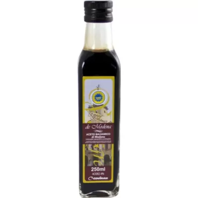 Garrafa de vidro de aceto balsâmico de Modena 250ml