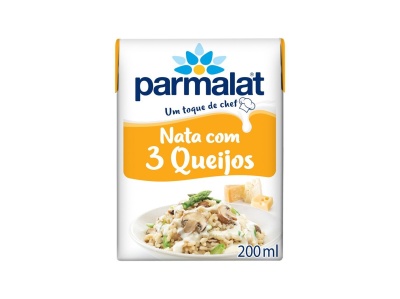 Embalagem Parmalat Nata com 3 Queijos 200 ml