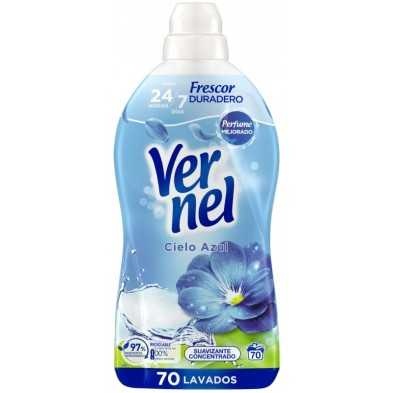 Frasco azul de amaciador Ver nel Cielo Azul para 70 lavagens
