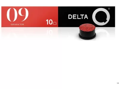 Cápsula de café Delta Q número 09 embalagem e cápsula