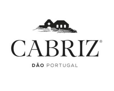 Logótipo CABRIZ com ilustração de casas e texto DÃO PORTUGAL