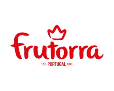 Logotipo da marca frutorra com coroa e texto EST PORTUGAL 1988