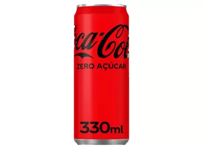 Refrigerante com Gás Coca-Cola Zero Açúcar Lata 33cl