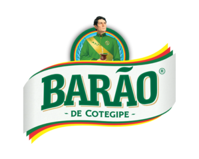 Logótipo BARÃO DE COTEGIPE com homem e faixas coloridas