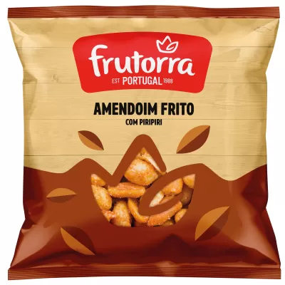 Embalagem de amendoim frito com piripiri Frutorra