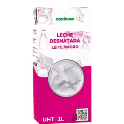 Leite Coviran Desnatado Brik 1l Magro