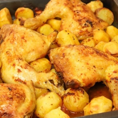 Pernas de Frango no forno