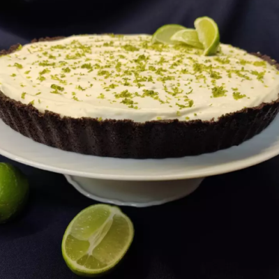 Tarte de Lima com base de Oreo