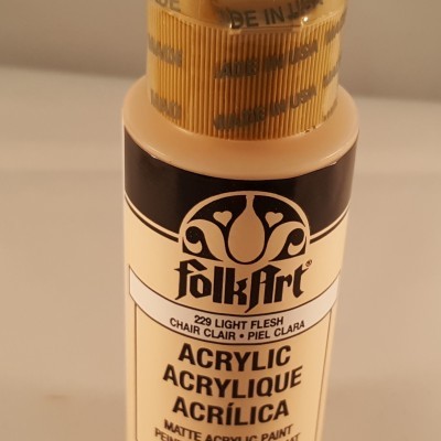 Tinta Acrílica Folkart pele clara