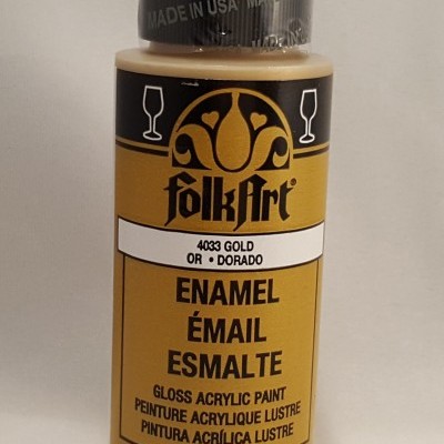 Tinta Acrílica Folkart Enamel Gold
