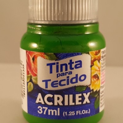 Tinta Tecido Acrilex verde musgo 513