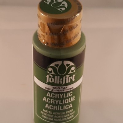 Tinta Acrílica Folkart verde trébol