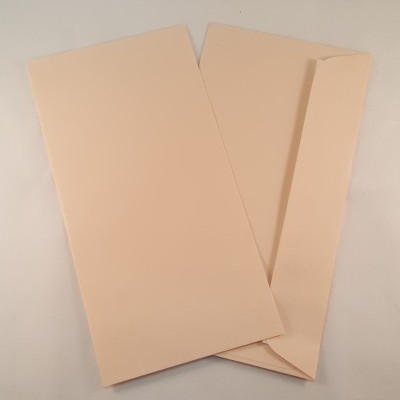 Envelopes DL coloridos cor beje