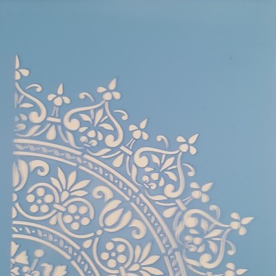 Stencil canto recortado