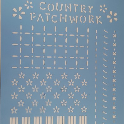 Stencil Country Patchwork