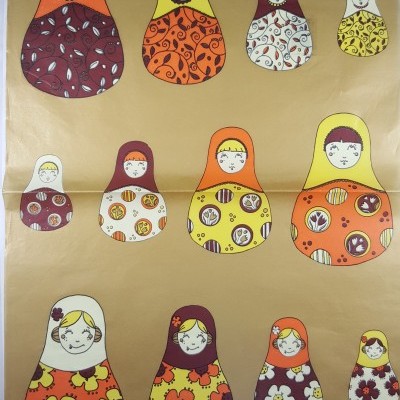 Papel  Décopatch - bonecas russas