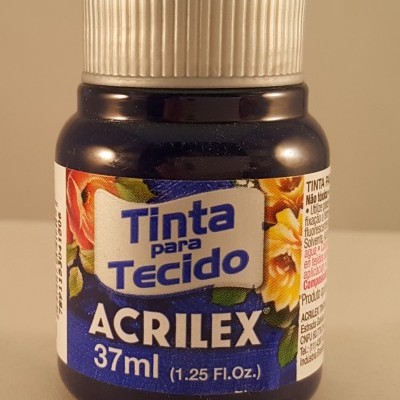 Tinta Tecido Acrilex azul marinho 544