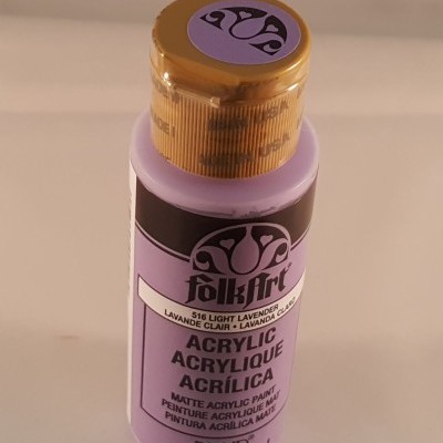 Tinta Acrílica Folkart lavanda claro