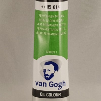 Tinta de óleo Van Gogh perm. green medium