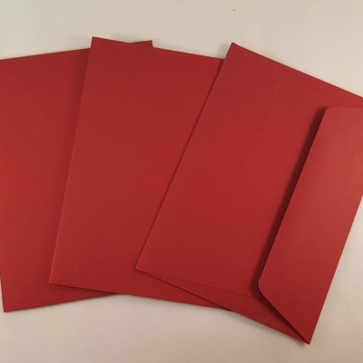 Envelopes C6 coloridos cor magenta