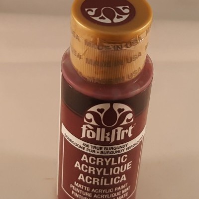 Tinta Acrílica Folkart true burgundy