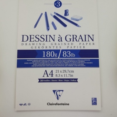 Bl.desenho Dessin à Grain 180gr A4