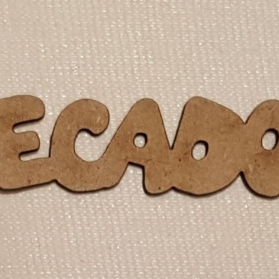 Palavra mdf "Recados"