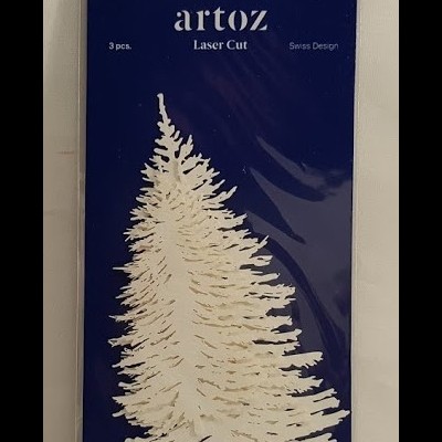 Arvores em papel recortadas a laser- Artoz