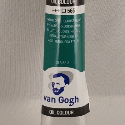 Tinta de óleo Van Gogh phthalo turquoise blue