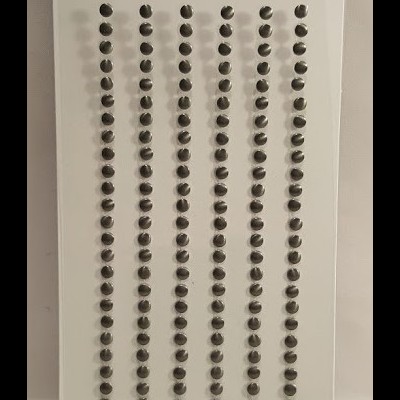 Aplicações scrapbooking - 1/2 metal cinzento 3 mm Artoz Artwork