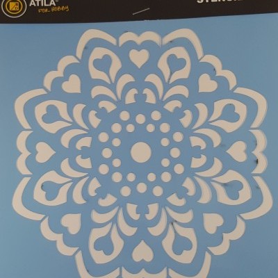 Stencil mandala