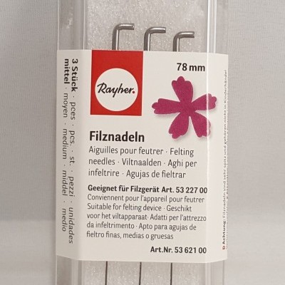 Agulhas finas para feltrar