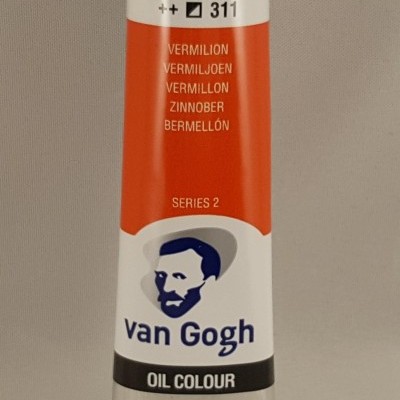 Tinta de óleo Van Gogh vermilion