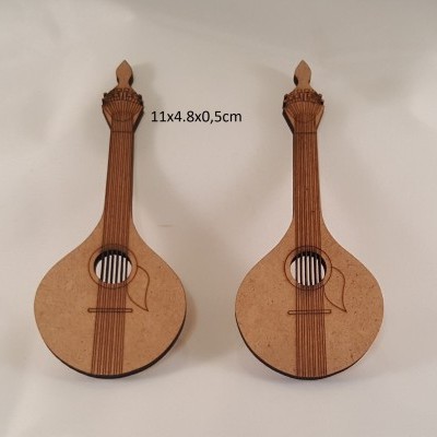 Guitarra Portuguesa MDF 2 unid