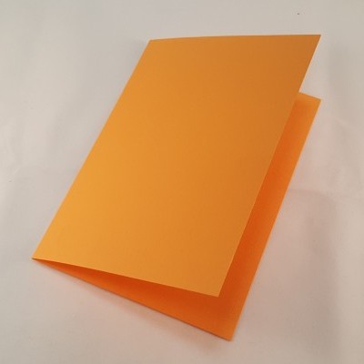 Cartão C6 colorido  cor laranja