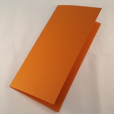 Cartão DL colorido  cor castanho mel