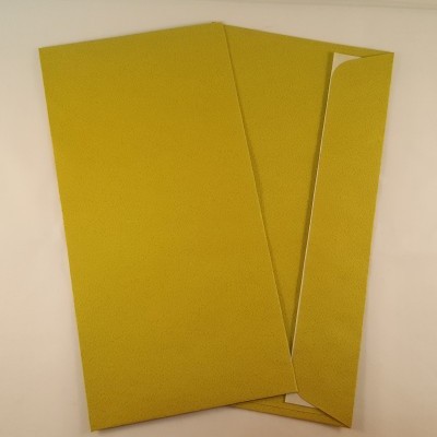 Envelopes DL coloridos cor verde seco