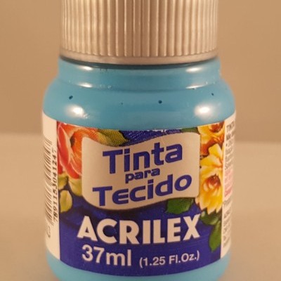 Tinta Tecido Acrilex azul celeste 503