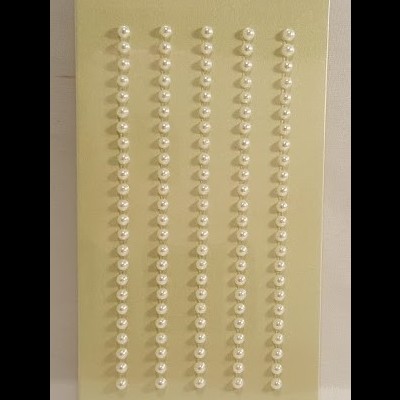 Aplicações scrapbooking -  1/2 pérola 3 mm Artoz Artwork