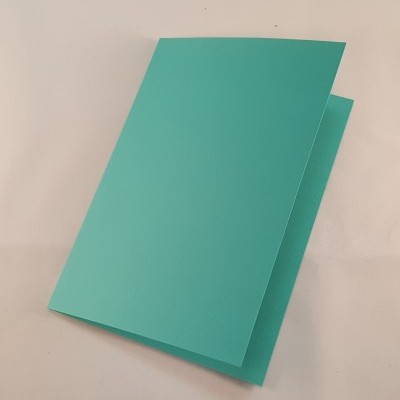 Cartão C6 colorido cor azul turquesa