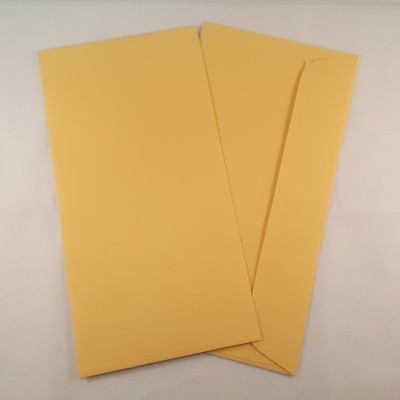 Envelopes DL coloridos cor amarela