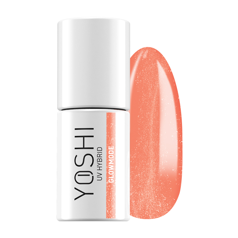Verniz Yoshi Glowmode - 193 Verniz de unhas YOSHI UV Hybrid Glow Mode laranja