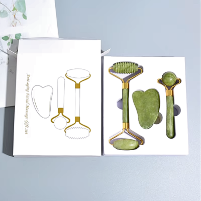 Kit de Massagem Facial Jade