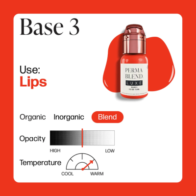 Pigmento Perma Blend Luxe PMU Labial Base 3