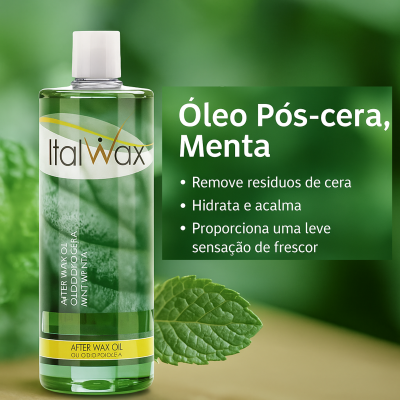 Italwax - Óleo Pós Depilatório Mentol 500ml